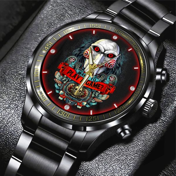 Jigsaw Black Stainless Steel Watch - GNE 900