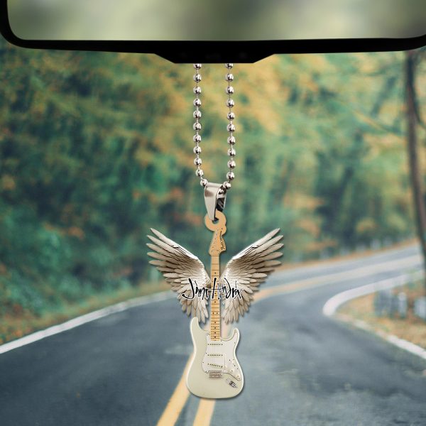 Jimi Hendrix Custom Shape 2-sided Acrylic Car Ornament - TANTN 7929