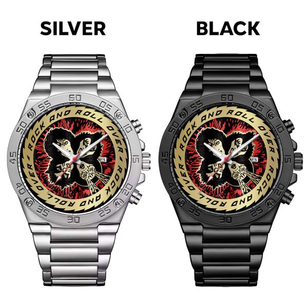 Kiss Band Gentleman Stainless Steel Watch - MAITM 7854