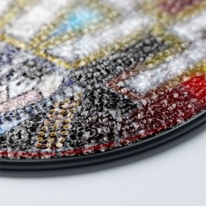 Kiss Band Round Stained Glass Suncatcher - VANDH 3381