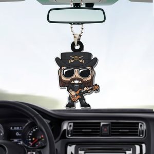 Motörhead Band x Lemmy Kilmister Custom Shape 1-sided Acrylic Car Ornament - HUNGVV 7030