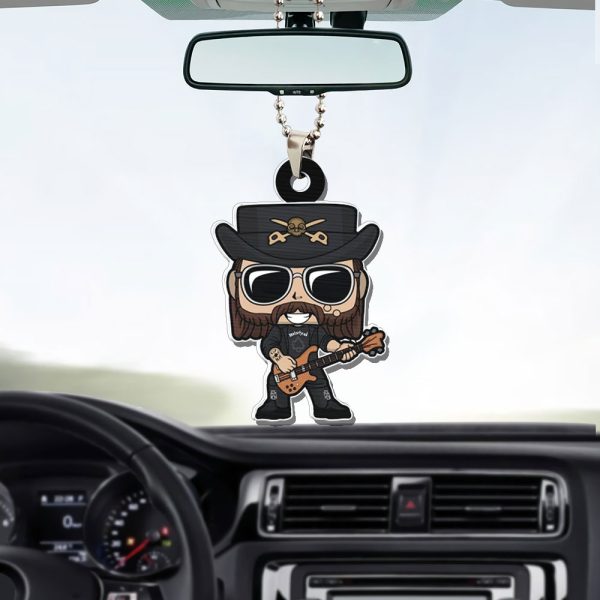 Motörhead Band x Lemmy Kilmister Custom Shape 1-sided Acrylic Car Ornament - HUNGVV 7030