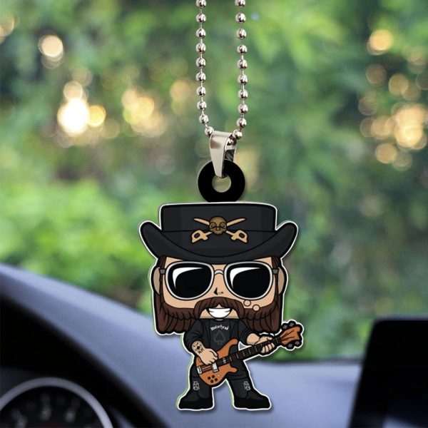 Motörhead Band x Lemmy Kilmister Custom Shape 1-sided Acrylic Car Ornament - HUNGVV 7030