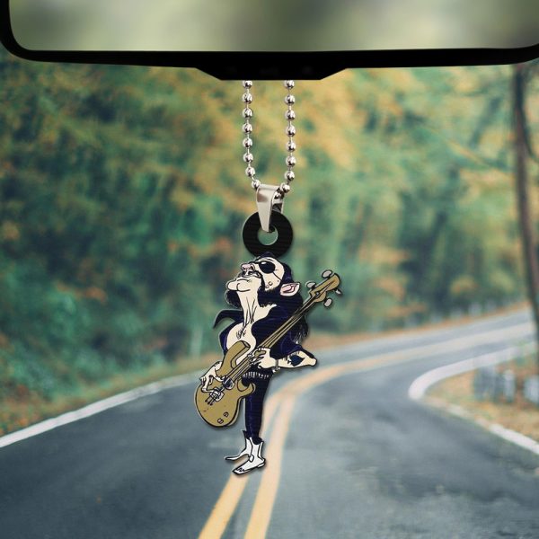 Motörhead Band x Lemmy Kilmister Custom Shape 1-sided Acrylic Car Ornament - HUNGVV 7037