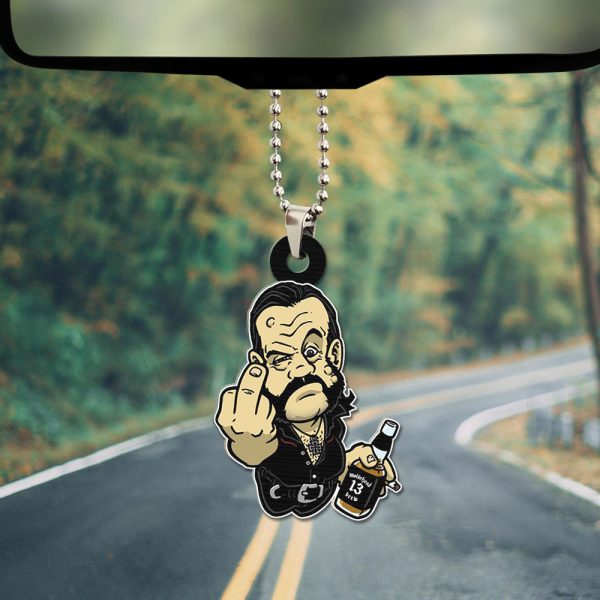 Motörhead Band x Lemmy Kilmister Custom Shape 1-sided Acrylic Car Ornament - HUNGVV 7038