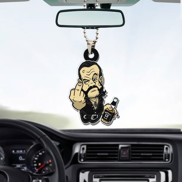 Motörhead Band x Lemmy Kilmister Custom Shape 1-sided Acrylic Car Ornament - HUNGVV 7038