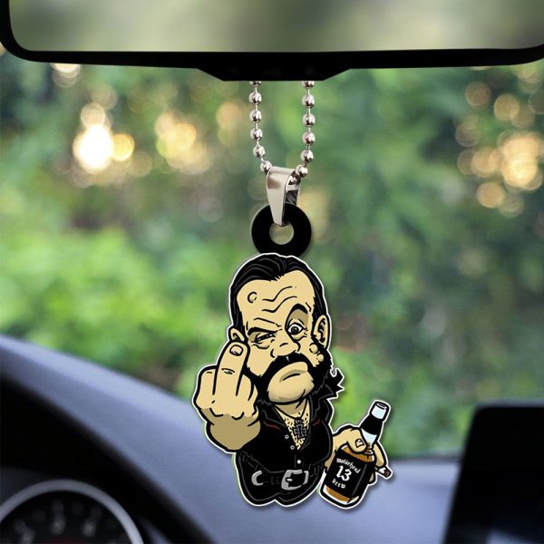 Motörhead Band x Lemmy Kilmister Custom Shape 1-sided Acrylic Car Ornament - HUNGVV 7038