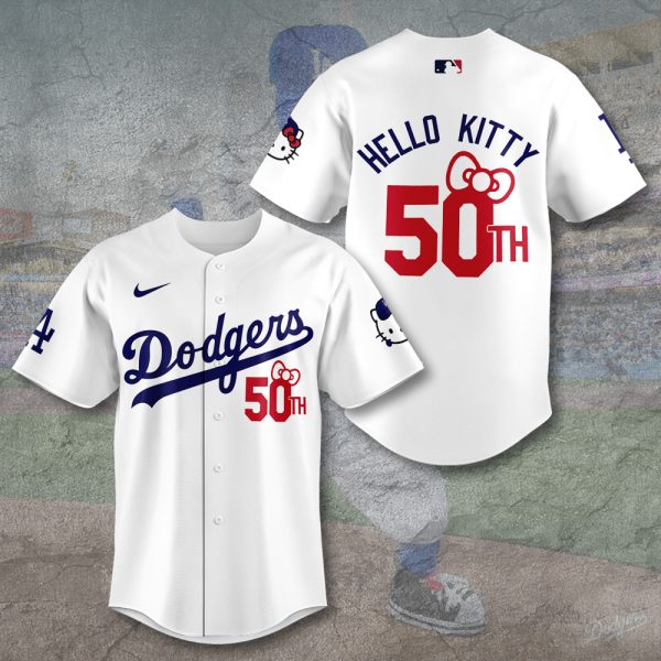 Los Angeles Dodgers x Hello Kitty Baseball Jersey - TANTN 8007