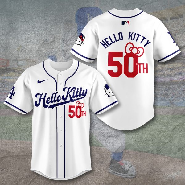 Los Angeles Dodgers x Hello Kitty Baseball Jersey - TANTN 8008