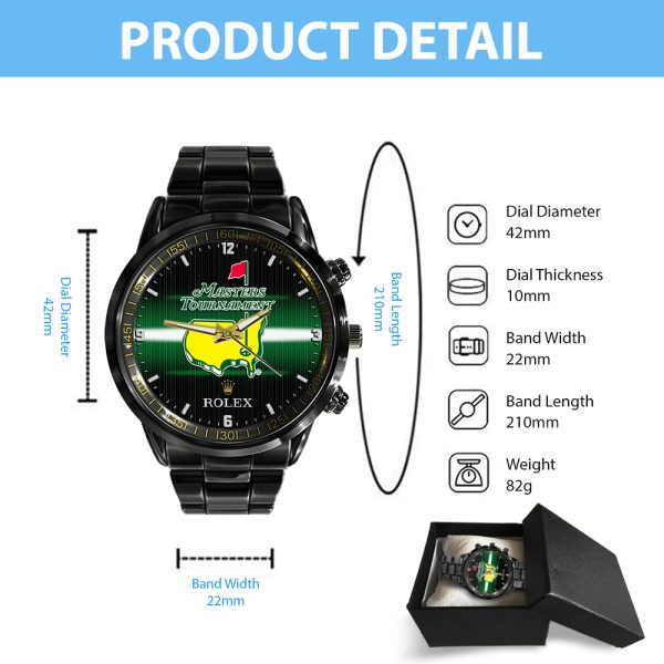 Golf Masters Tournament x Rolex Black Stainless Steel Watch - MAITM 7631