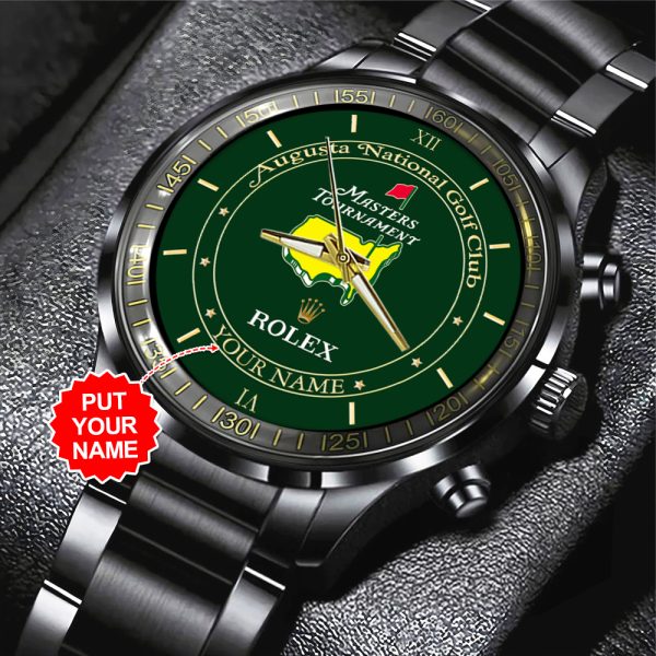 Golf Personalized Masters Tournament x Rolex Black Stainless Steel Watch – MAITM 7632