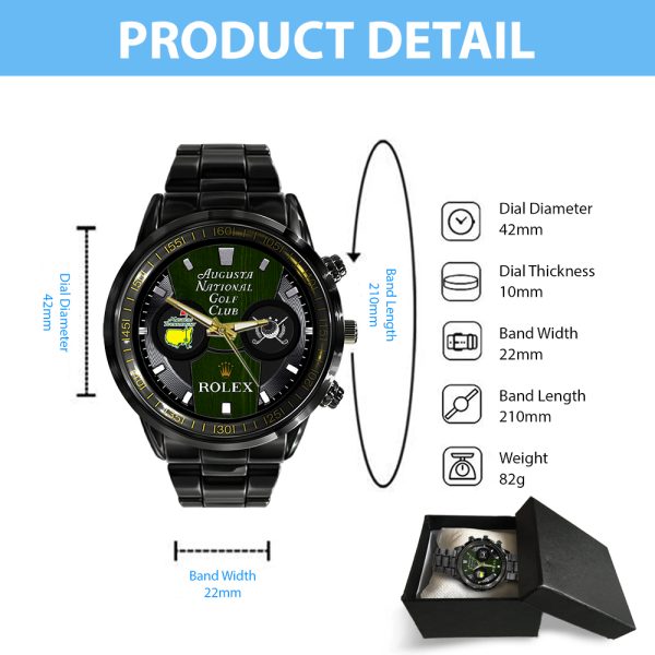 Golf Masters Tournament x Rolex Black Stainless Steel Watch - MAITM 7751