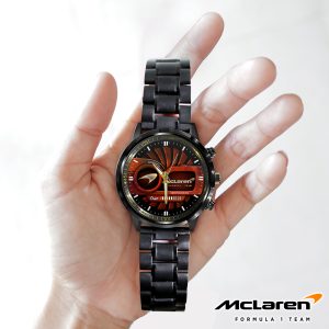 McLaren Black Stainless Steel Watch - HOATT 6063