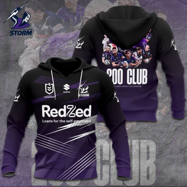 Melbourne Storm x Nelson Asofa-Solomona 3D Apparel - TANTN 7989