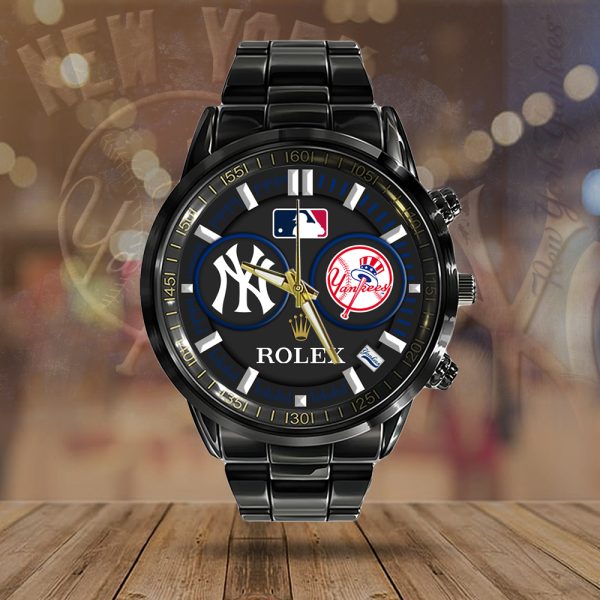 New York Yankees x Rolex Black Stainless Steel Watch - MAITM 7895