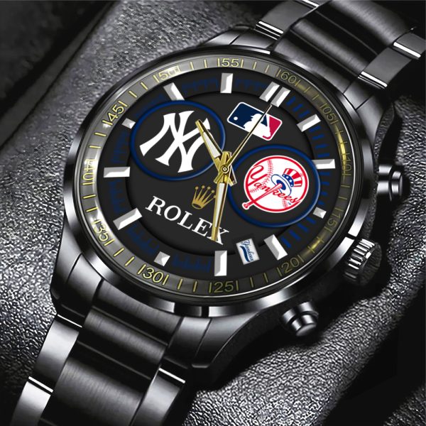 New York Yankees x Rolex Black Stainless Steel Watch - MAITM 7895