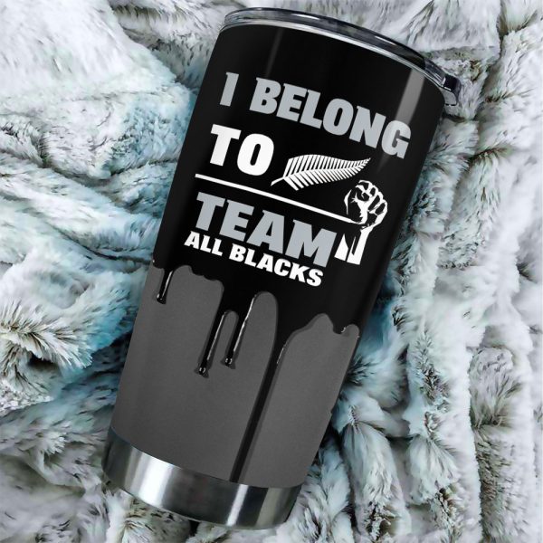 Personalized New Zealand National Rugby Union Team All Blacks Tumbler Cup - VANDH 3209