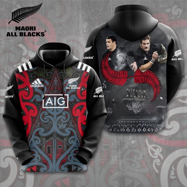 New Zealand National Rugby Union Team All Blacks 3D Apparel - VANDH 3313