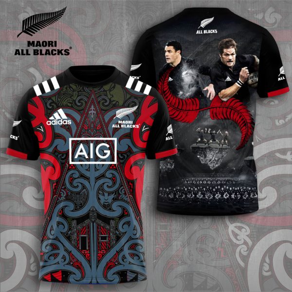 New Zealand National Rugby Union Team All Blacks 3D Apparel - VANDH 3313