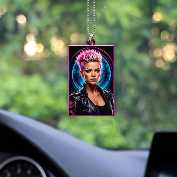 P!nk Custom Shape 1-sided Acrylic Car Ornament - GNE 1253.2
