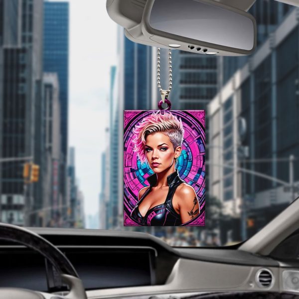 P!nk Custom Shape 1-sided Acrylic Car Ornament - GNE 1253.3