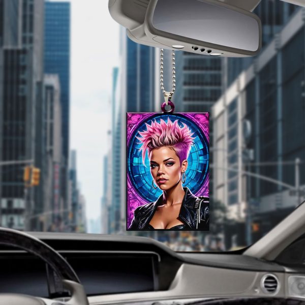 P!nk Custom Shape 1-sided Acrylic Car Ornament - GNE 1253.4