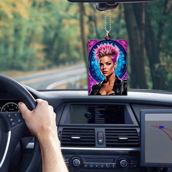 P!nk Custom Shape 1-sided Acrylic Car Ornament - GNE 1253.4
