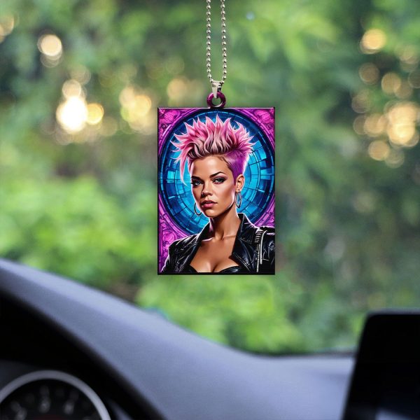 P!nk Custom Shape 1-sided Acrylic Car Ornament - GNE 1253.4