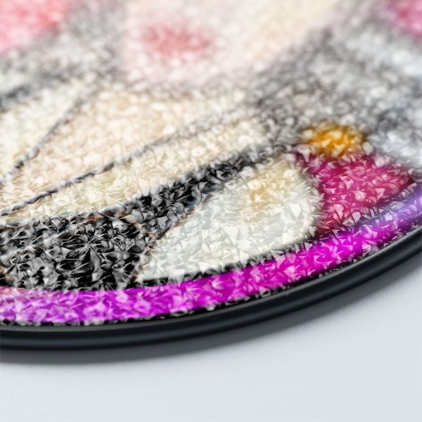 P!nk Round Stained Glass Suncatcher - VANDH 3367