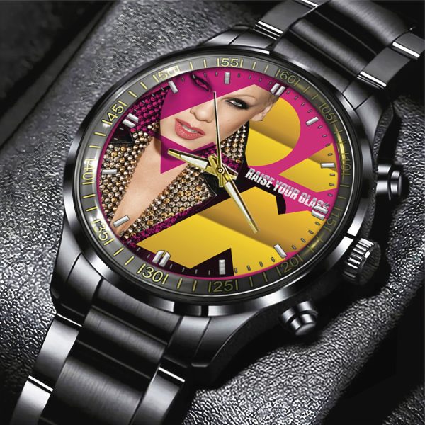 P!nk Black Stainless Steel Watch - GNE 1024
