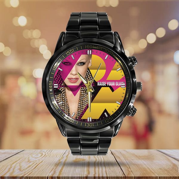 P!nk Black Stainless Steel Watch - GNE 1024