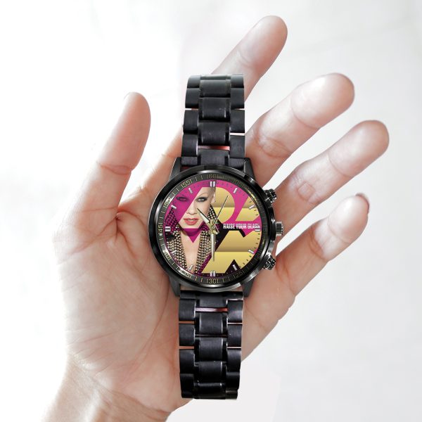 P!nk Black Stainless Steel Watch - GNE 1024
