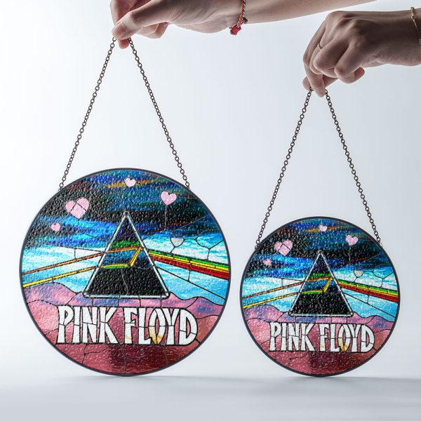 Pink Floyd Round Stained Glass Suncatcher - VANDH 3369