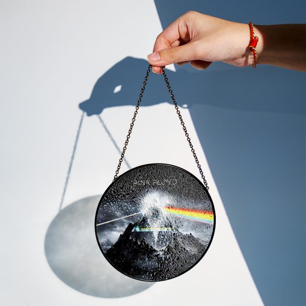 Pink Floyd Round Stained Glass Suncatcher - GNE 1235