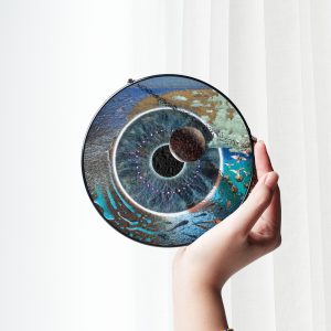 Pink Floyd Round Stained Glass Suncatcher - GNE 1236