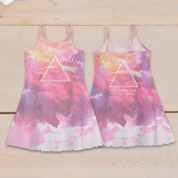 Pink Floyd 3D Strappy Swing Dress - GNE 1233