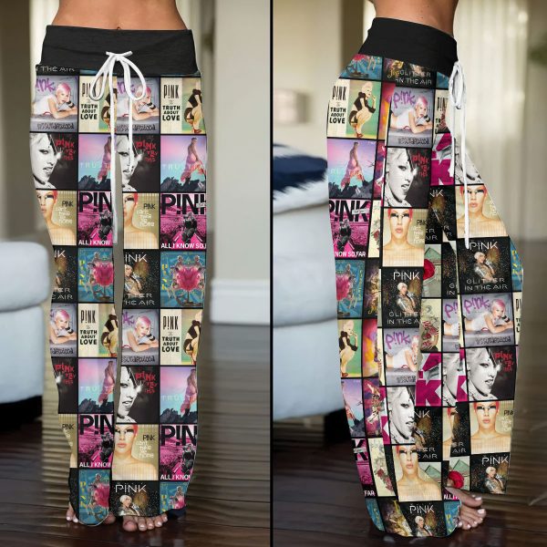 P!nk High-Waisted Straight-Leg Trousers - HOATT 5887