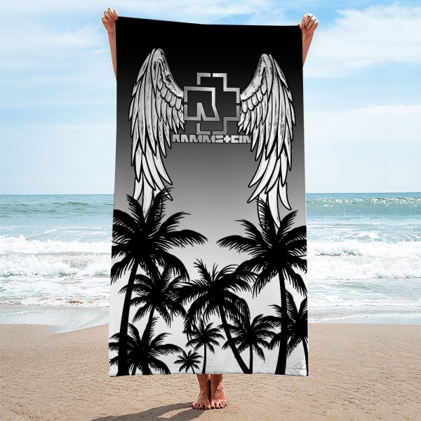 Rammstein Rectangle Beach Towel - MAITM 7701