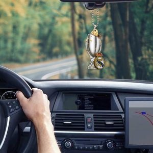 Real Madrid CF Custom Shape 2-sided Acrylic Car Ornament - HOATT 5951