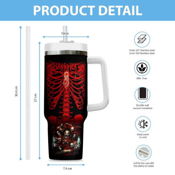 Slipknot 40oz Stanley Tumbler - TANTN 7749
