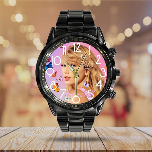 Taylor Swift Black Stainless Steel Watch - GNE 1048