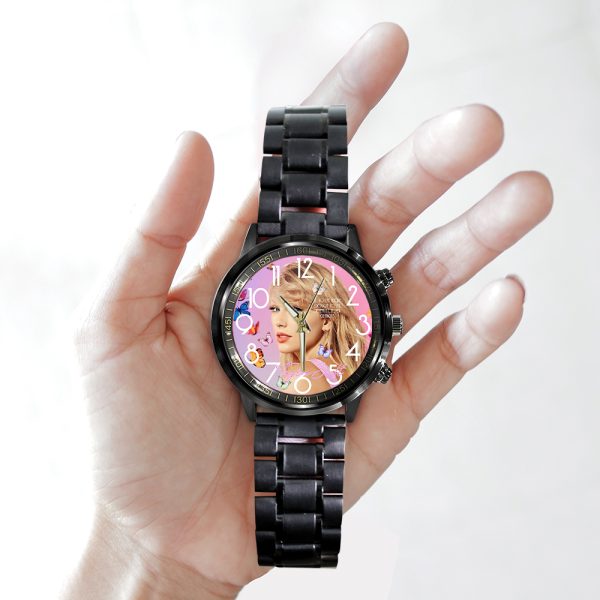 Taylor Swift Black Stainless Steel Watch - GNE 1048