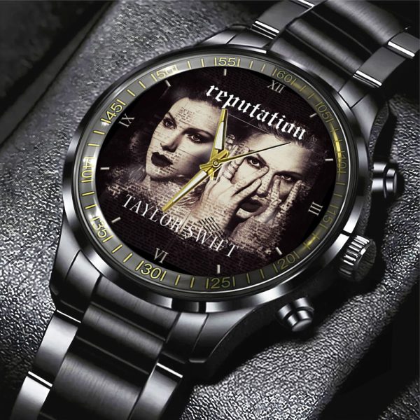 Taylor Swift Black Stainless Steel Watch - GNE 1156