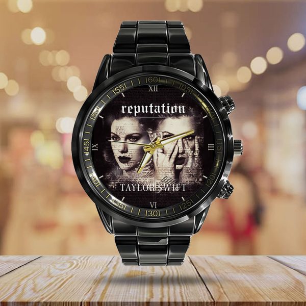 Taylor Swift Black Stainless Steel Watch - GNE 1156