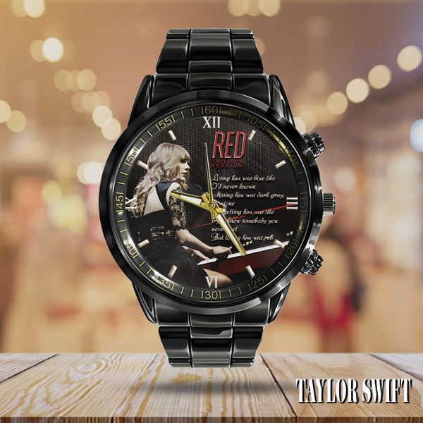 Taylor Swift Black Stainless Steel Watch - HOATT 6006