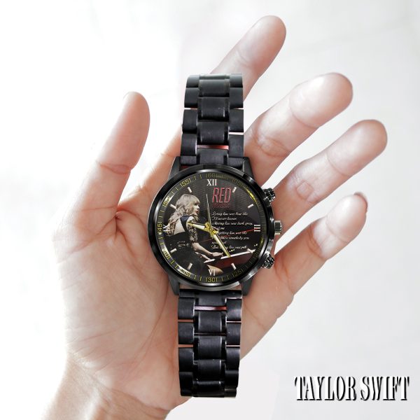 Taylor Swift Black Stainless Steel Watch - HOATT 6006