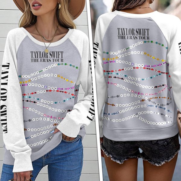 Taylor Swift Round Neck Raglan Sleeve Sweatshirt – VANDH 3320