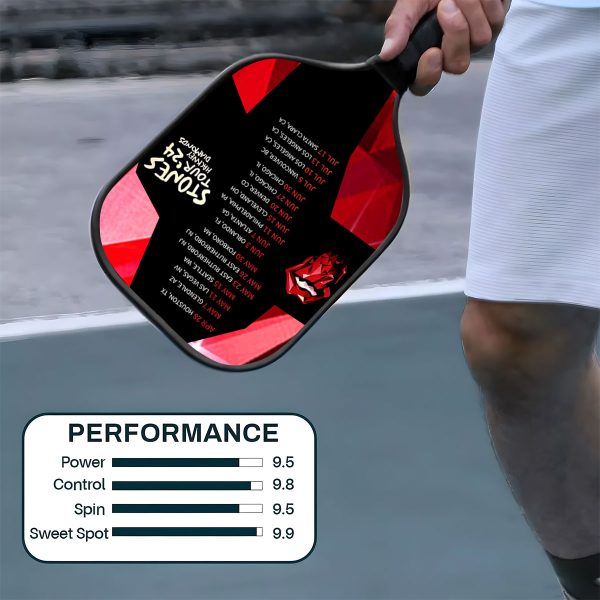 Personalized The Rolling Stones Custom Pickleball Paddle - TANTN 7667