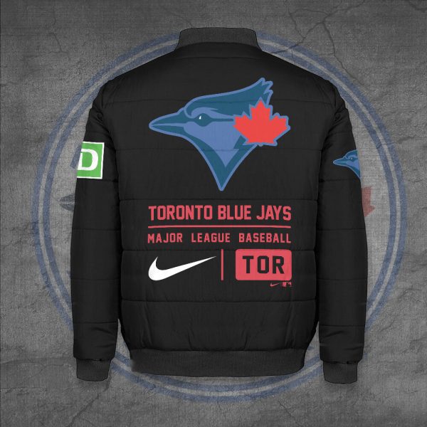 Toronto Blue Jays 3D Bomber Puffer Jacket - TANTN 7920