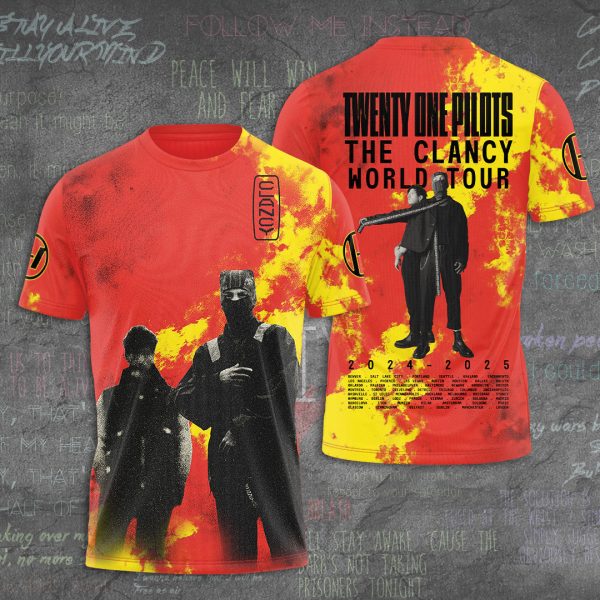 Twenty One Pilots 3D Apparels - TANTN 7756